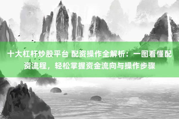 十大杠杆炒股平台 配资操作全解析：一图看懂配资流程，轻松掌握资金流向与操作步骤